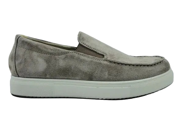 Mocassini in Vero Camoscio Morbido Imac Beige da uomo