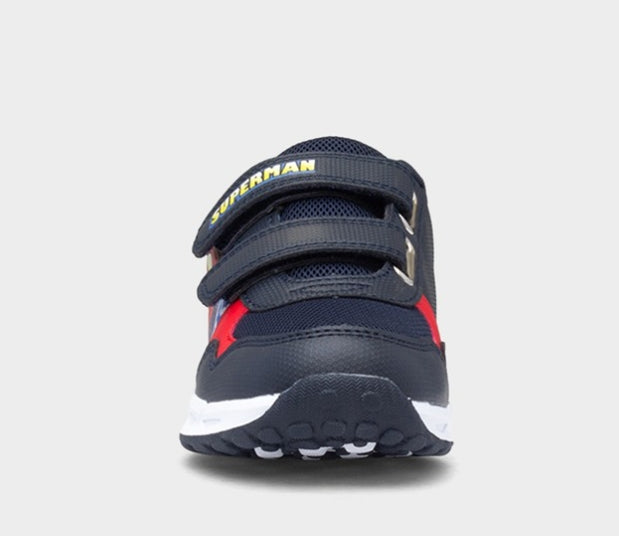 Superman Sneakers Bambino con Luci LED e Strappi – Multicolore