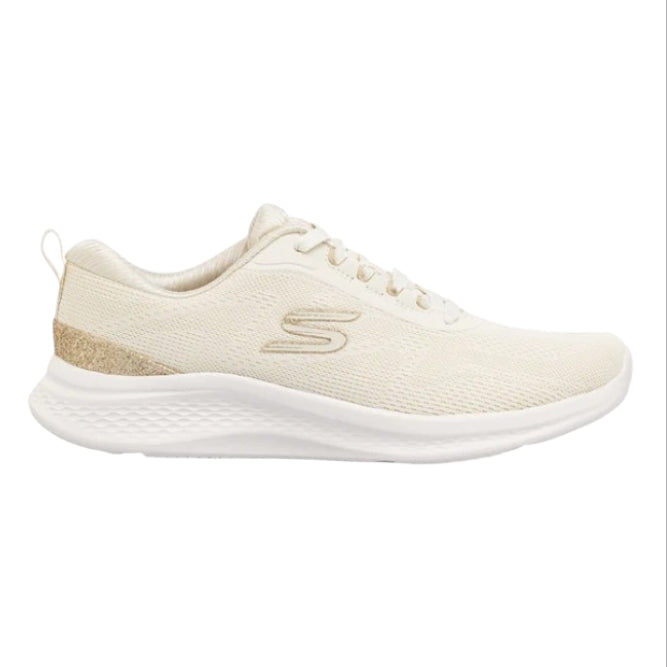 Sneakers Donna Skechers 150629-NTGD Beige – Scarpe Comode e Leggere Casual