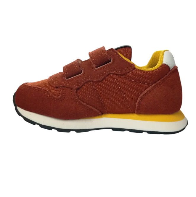 Sneakers Bambino SUN68 Boy’s Tom Solid Nylon 36 Rust – Scarpe Sportive Comode e Resistenti