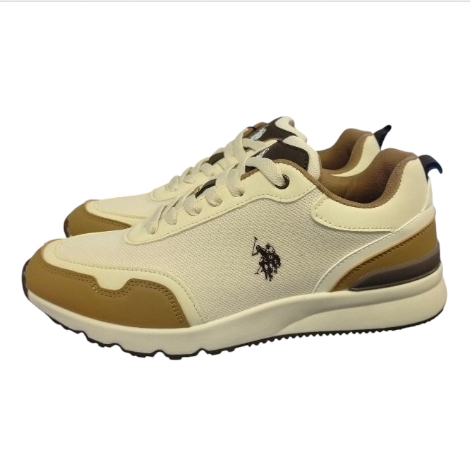 U.S. POLO ASSN. Sneakers Uomo Beige e Marrone – Comfort e Stile Casual