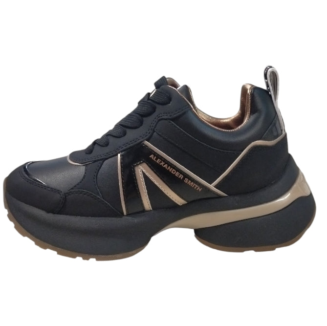 Sneakers Donna Alexander Smith Victoria Black Copper – Eleganti, Comode, Stile Urban Chic