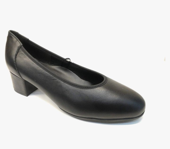 Scarpa Donna Cinzia Soft Comfort in Pelle con Plantare in Pelle e Suola Antiscivolo Cinzia soft colore Nero - SculcoScarpe