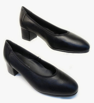 Scarpa Donna Cinzia Soft Comfort in Pelle con Plantare in Pelle e Suola Antiscivolo Cinzia soft colore Nero - SculcoScarpe