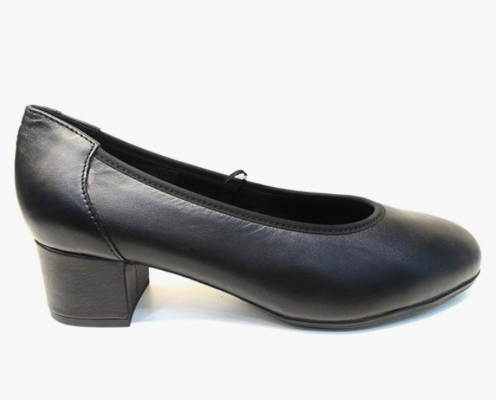 Scarpa Donna Cinzia Soft Comfort in Pelle con Plantare in Pelle e Suola Antiscivolo Cinzia soft colore Nero - SculcoScarpe