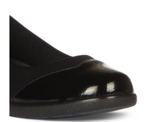 Scarpa Donna Cinzia Soft Nera Comfort con Zeppa e Plantare in Pelle Cinzia soft colore Nero - SculcoScarpe