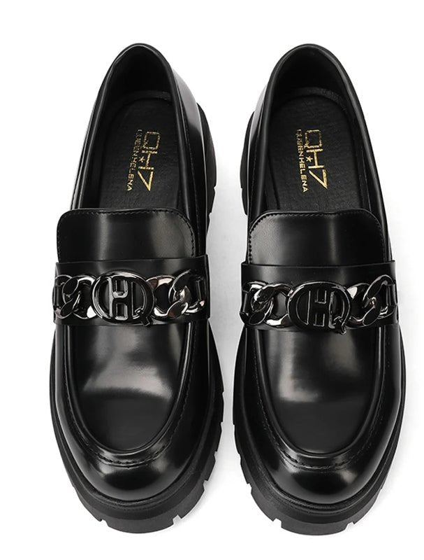 Scarpa Donna Queen Helena Nera con Tacco Largo e Plantare in Memory Scarpa colore Nero - SculcoScarpe