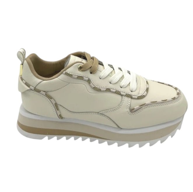 Sneakers Donna Apepazza CHA Whitney Lamb – Scarpe Casual Chic, Comode e Glam Apepazza colore Beige - SculcoScarpe