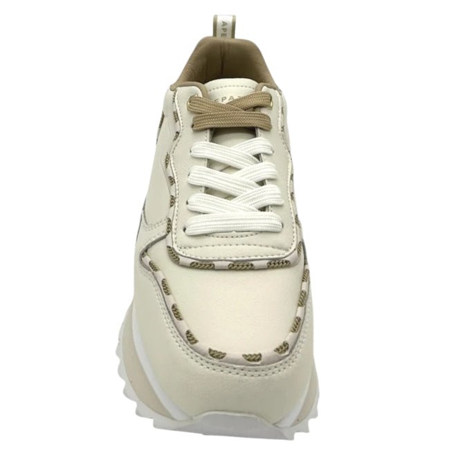 Sneakers Donna Apepazza CHA Whitney Lamb – Scarpe Casual Chic, Comode e Glam Apepazza colore Beige - SculcoScarpe