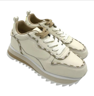 Sneakers Donna Apepazza CHA Whitney Lamb – Scarpe Casual Chic, Comode e Glam Apepazza colore Beige - SculcoScarpe
