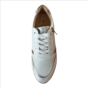 Sneakers Donna GALIA – Plantare in Pelle | Comfort & Stile Casual Chic Galia colore Bianco - SculcoScarpe