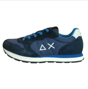 Sneakers Teenager SUN68 Boy’s Tom Solid Nylon 07 Navy Blue – Scarpe Sportive Blu Comode e Resistenti SUN68 colore Blu navy - SculcoScarpe