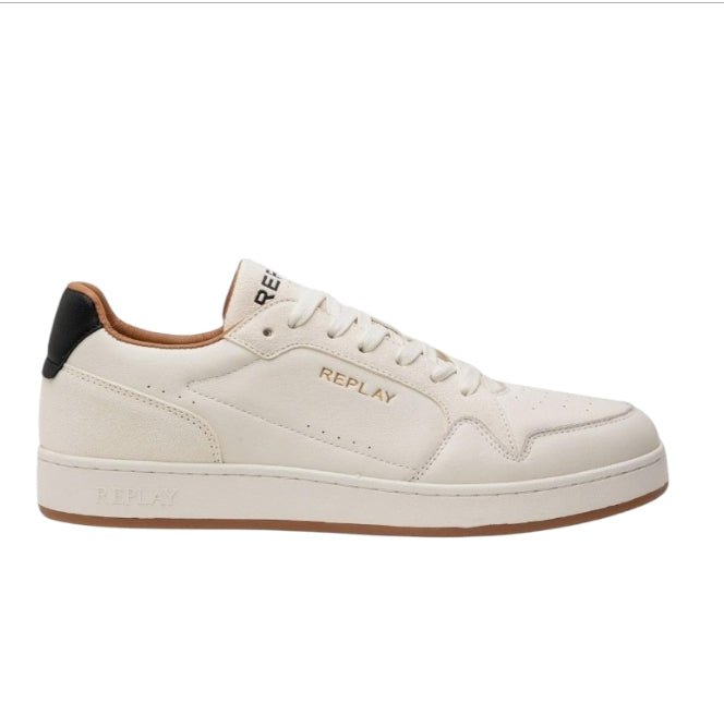 Sneakers Uomo Replay Smash Fine – Scarpe Casual Comode, Stile Urban e Moderno Replay colore Bianco - SculcoScarpe