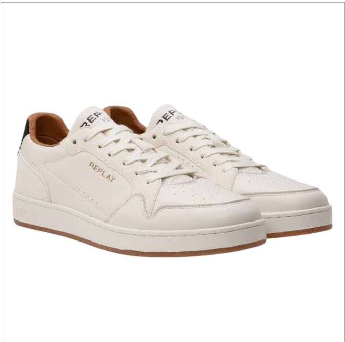 Sneakers Uomo Replay Smash Fine – Scarpe Casual Comode, Stile Urban e Moderno Replay colore Bianco - SculcoScarpe