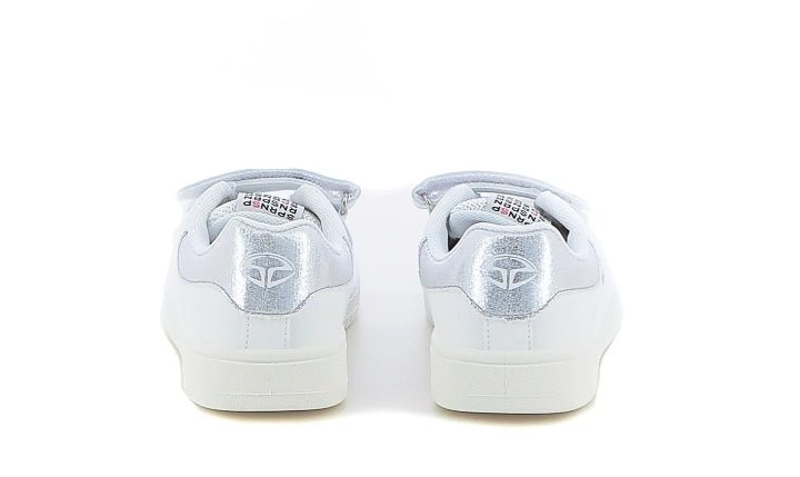 Solo Soprani Sneakers Bambina Total White con Strappi e Finto Laccio – Plantare in Memory Solo soprani colore Bianco - SculcoScarpe