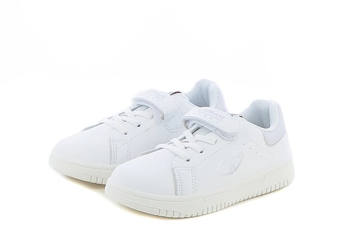 Solo Soprani Sneakers Bambina Total White con Strappi e Finto Laccio – Plantare in Memory Solo soprani colore Bianco - SculcoScarpe