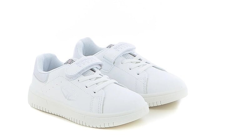 Solo Soprani Sneakers Bambina Total White con Strappi e Finto Laccio – Plantare in Memory Solo soprani colore Bianco - SculcoScarpe