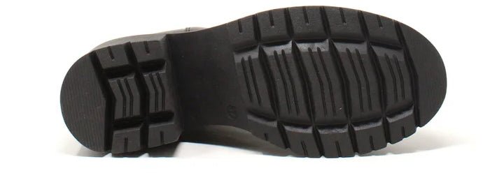 Stivaletto Donna Cinzia Soft Nero in Pelle con Tacco Largo e Suola Carrarmato Stivaletto colore Nero - SculcoScarpe